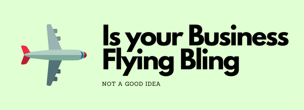 Flying blind is not good for your business, pitfalls of not having a financial plan