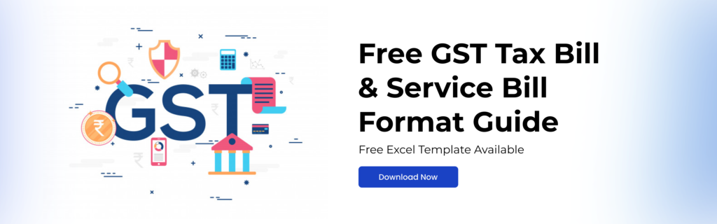 Free GST Tax Bill & Service Bill Format Guide