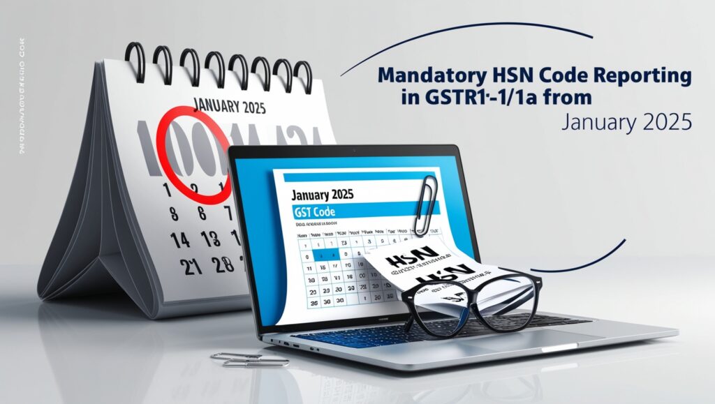 Mandatory HSN Code Reporting in GSTR-1/1A from January 2025