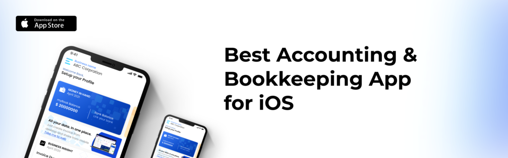 Simple & Best accounting & Bookkeeping app for iOS/iPhone